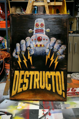 Illustration for article titled The Posters Your Robot Companion Wants To Hang On Its Walls
